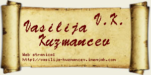 Vasilija Kuzmančev vizit kartica